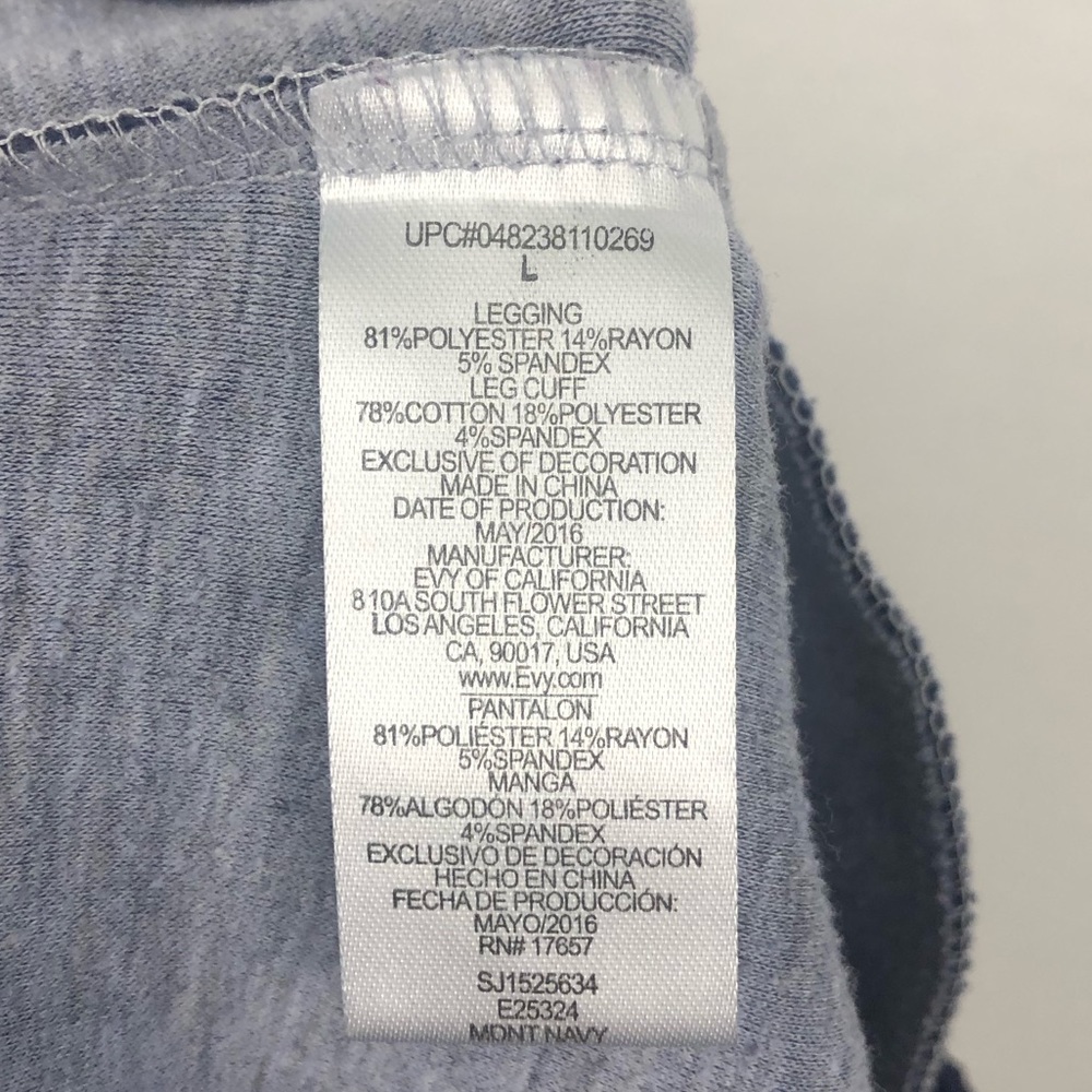 Sean John Navy blue jogger pants Sz s - Picture 6 of 6
